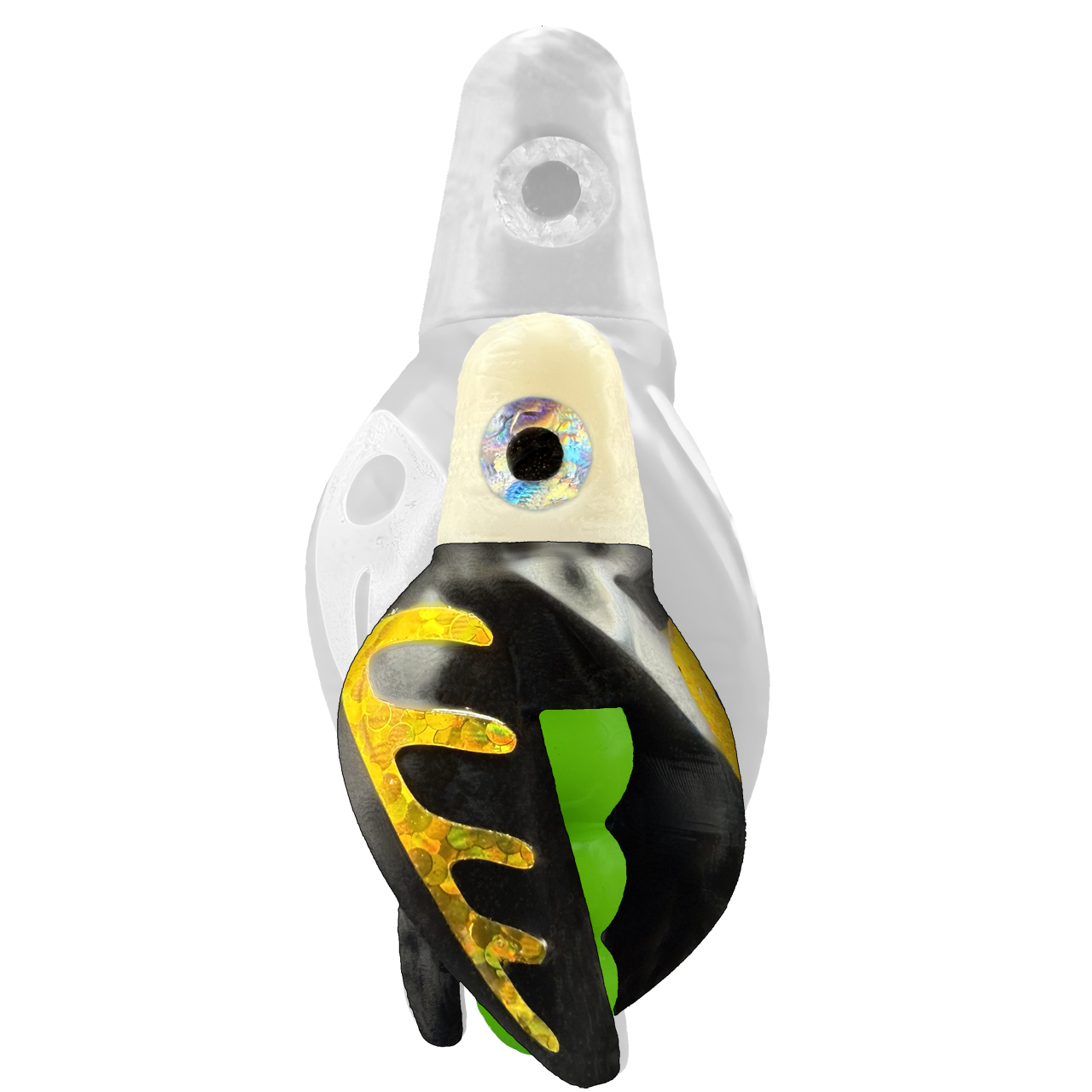 TailSpin Scud MINI H-White B-Green T-Black (Comb Gold)