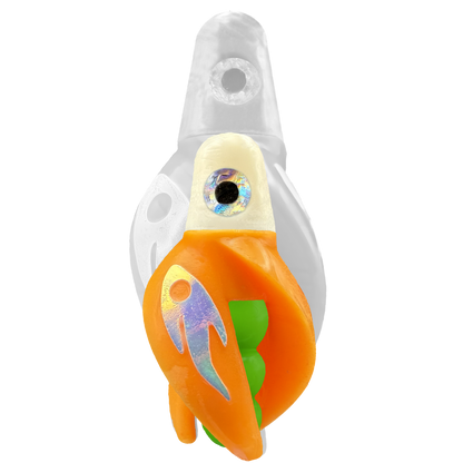 TailSpin Scud MINI H-White B-Green T-Mango (Ghost Glow-MoonJelly)
