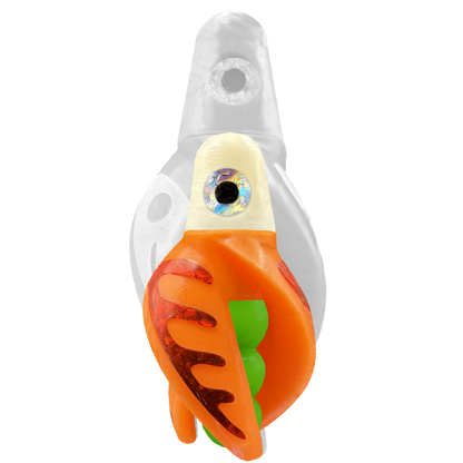 TailSpin Scud MINI H-White B-Green T-Orange (Comb Red)
