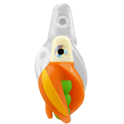 TailSpin Scud MINI H-White B-Green T-Orange (Stripe Glow-Mango)