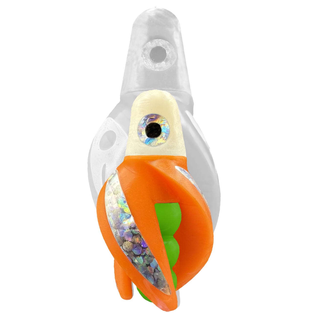 TailSpin Scud MINI H-White B-Green T-Orange (Stripe Silver)