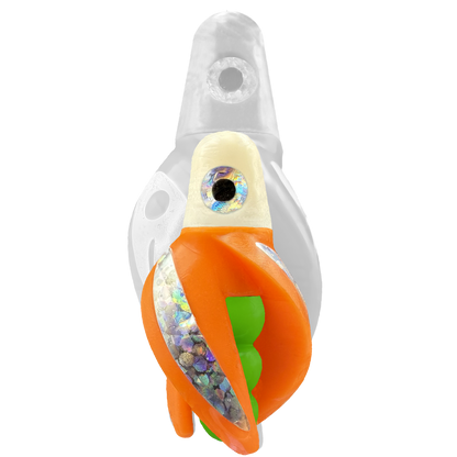 TailSpin Scud MINI H-White B-Green T-Orange (Stripe Silver)