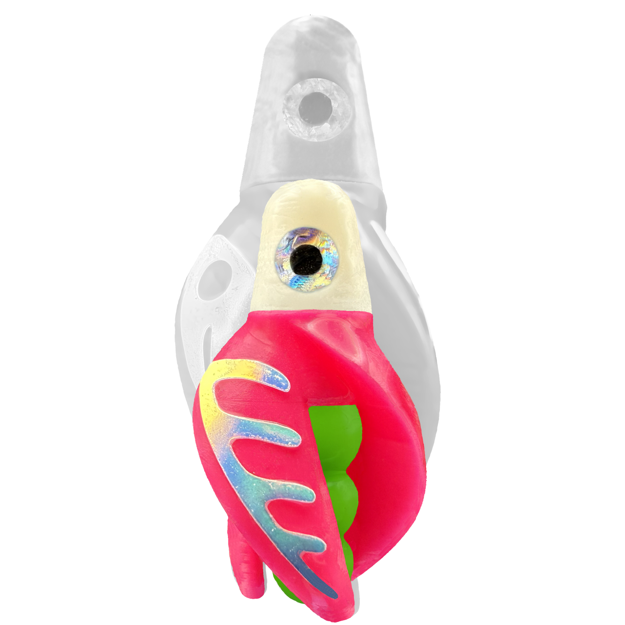 TailSpin Scud MINI H-White B-Green T-Pink (Comb Glow-MoonJelly)
