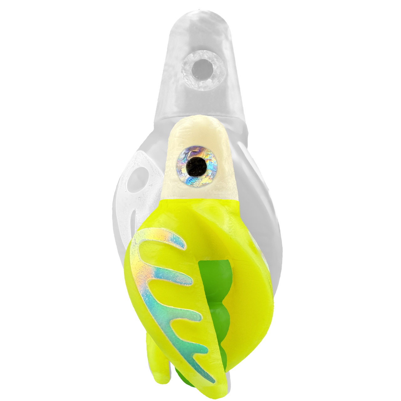 TailSpin Scud MINI H-White B-Green T-Yellow (Comb Glow-MoonJelly)