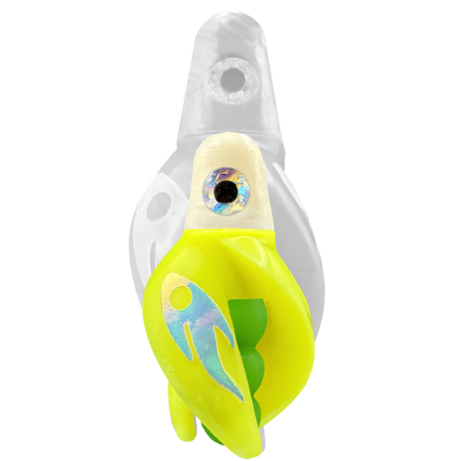 TailSpin Scud MINI H-White B-Green T-Yellow (Ghost Glow-MoonJelly)