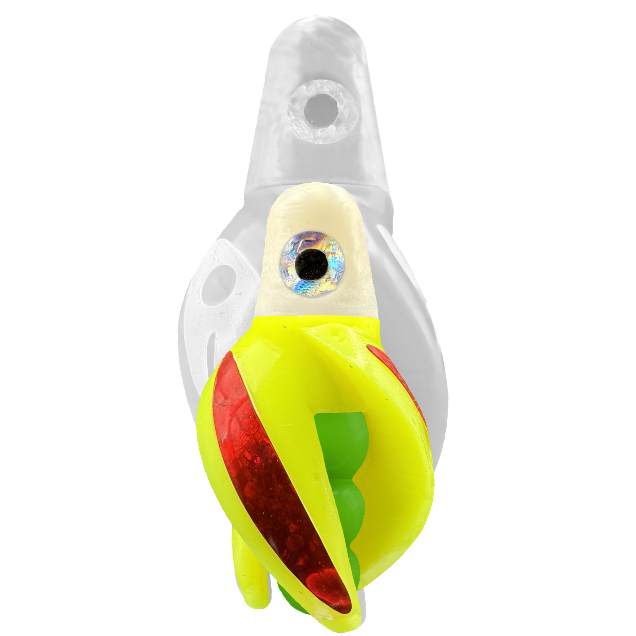 TailSpin Scud MINI H-White B-Green T-Yellow (Stripe Red)
