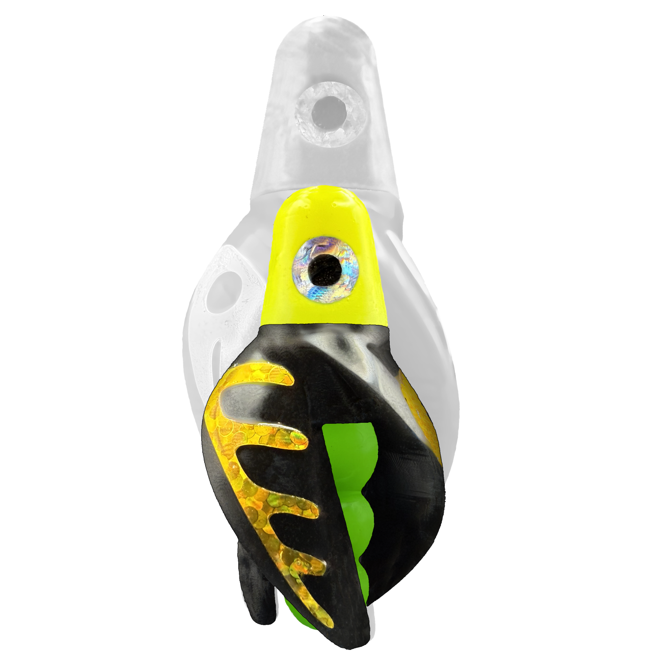 TailSpin Scud MINI H-Yellow B-Green T-Black (Comb Gold)