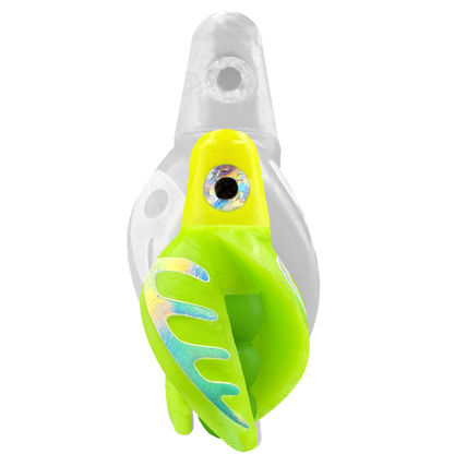TailSpin Scud MINI H-Yellow B-Green T-Chartreuse (Comb Glow-MoonJelly)