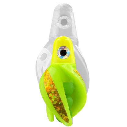 TailSpin Scud MINI H-Yellow B-Green T-Chartreuse (Stripe Gold)