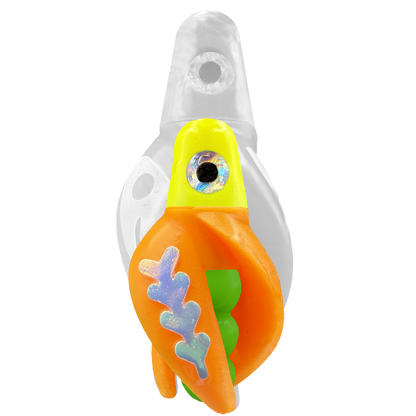 TailSpin Scud MINI H-Yellow B-Green T-Mango (Fishbone Glow-MoonJelly)
