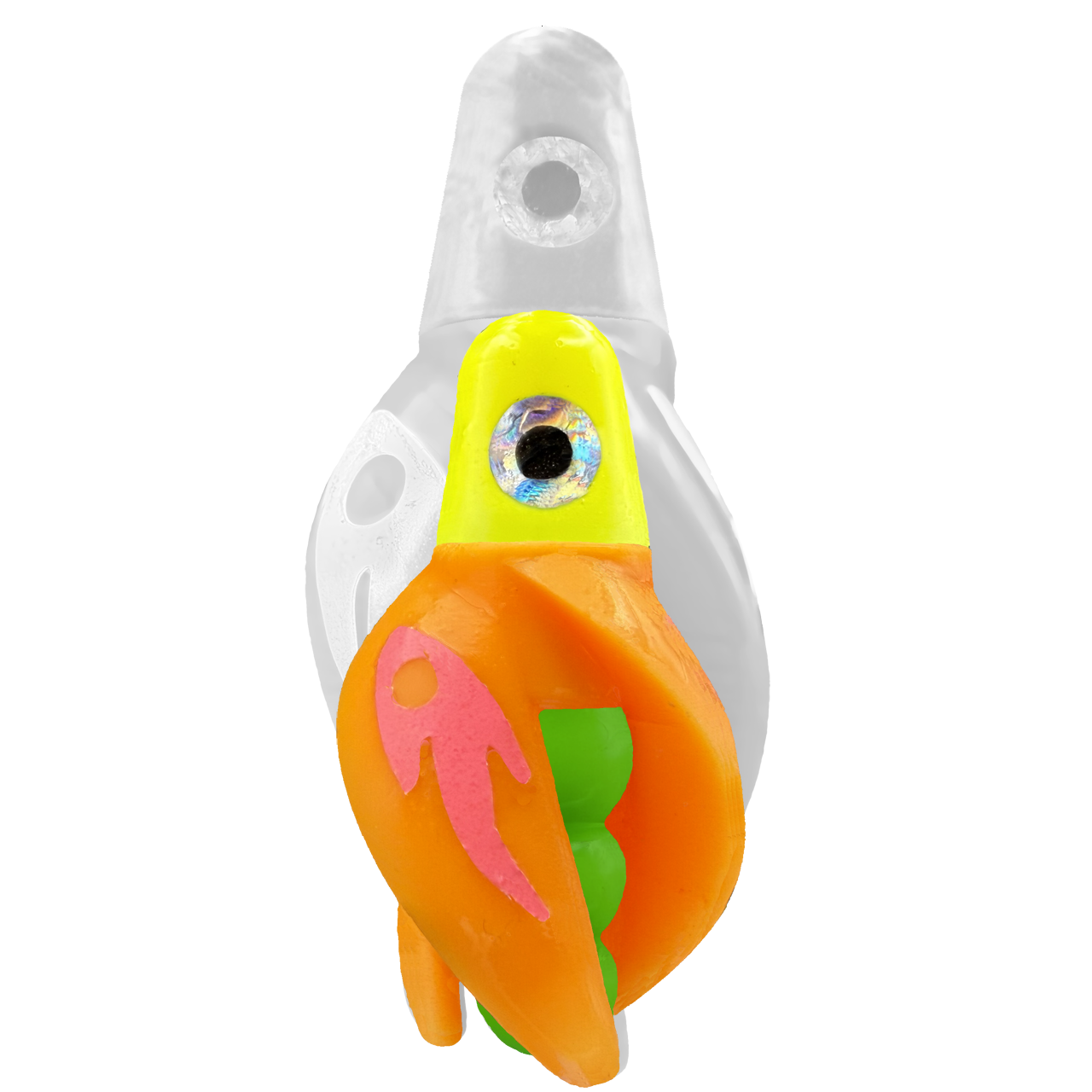 TailSpin Scud MINI H-Yellow B-Green T-Mango (Ghost Glow-Pink)