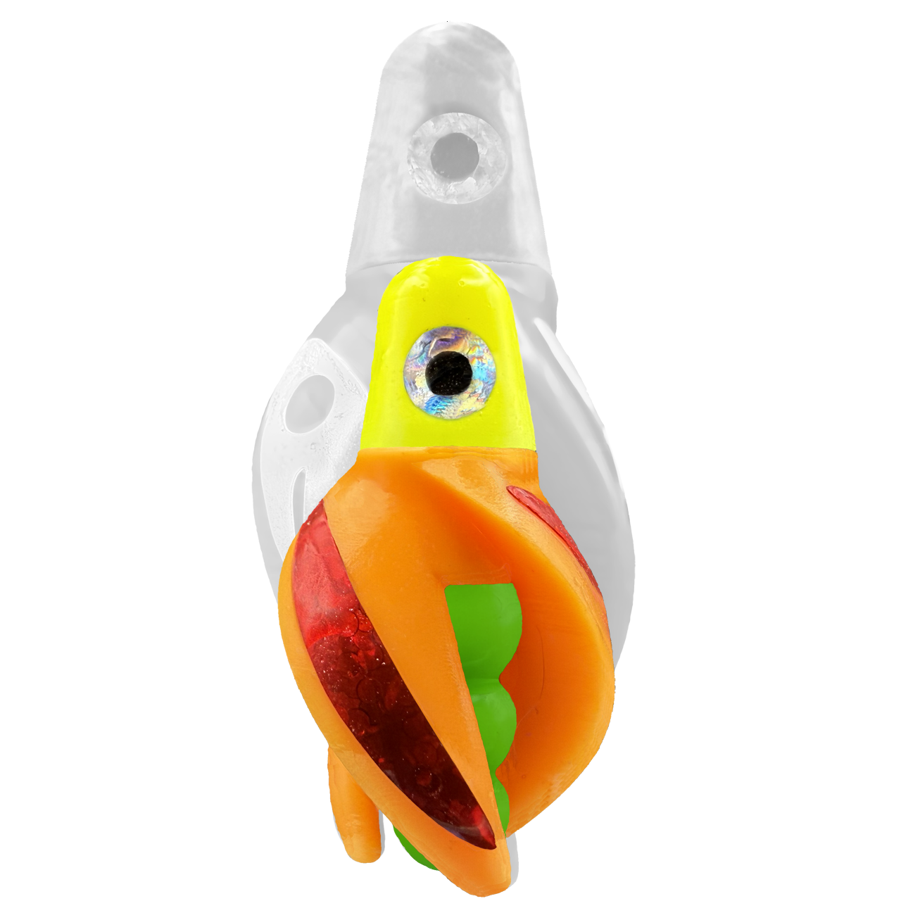 TailSpin Scud MINI H-Yellow B-Green T-Mango (Stripe Red)