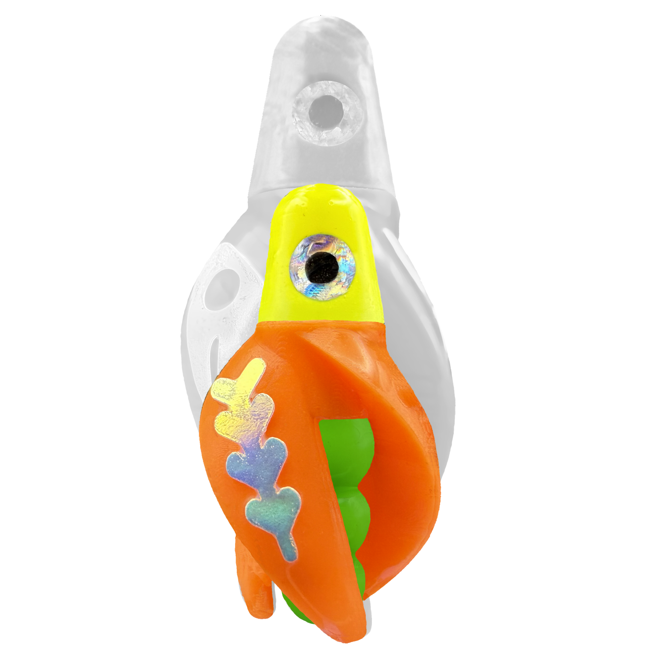 TailSpin Scud MINI H-Yellow B-Green T-Orange (Fishbone Glow-MoonJelly)