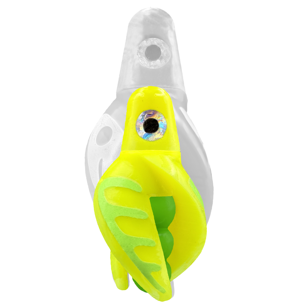 TailSpin Scud MINI H-Yellow B-Green T-Yellow (Comb Glow-Chartreuse)