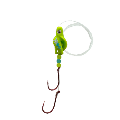 TailSpinMini-Scud Fluo Chartreuse (Glow Moonjelly) Kokanee Lure