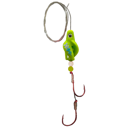 TailSpinMini-Scud Fluo Chartreuse (Glow Moonjelly) Kokanee Lure