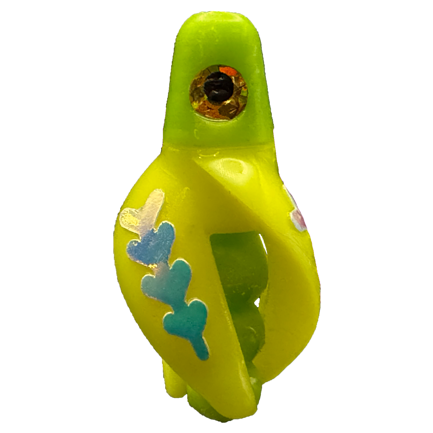 TailSpinMini-Scud Fluo Chartreuse Yellow (Glow Moonjelly) Kokanee Lure