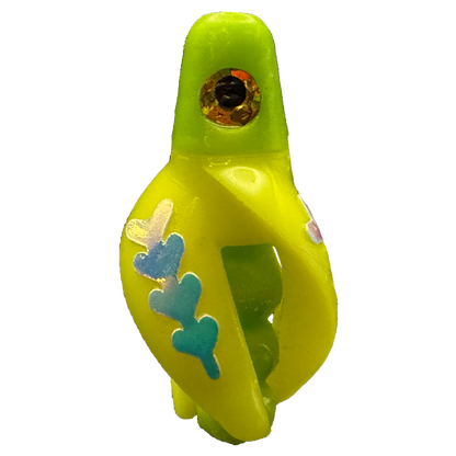 TailSpinMini-Scud Fluo Chartreuse Yellow (Glow Moonjelly) Kokanee Lure