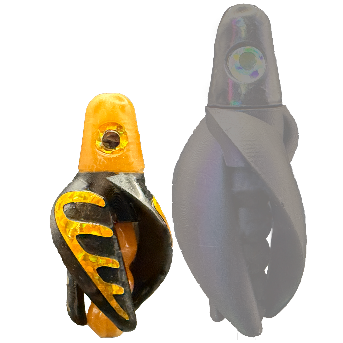 TailSpinMini-Scud Fluo Gold Black (Gold) Kokanee Lure