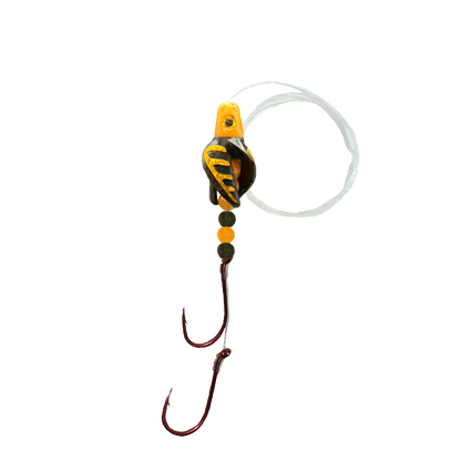 TailSpinMini-Scud Fluo Gold Black (Gold) Kokanee Lure