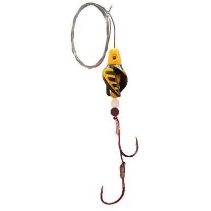 TailSpinMini-Scud Fluo Gold Black (Gold) Kokanee Lure