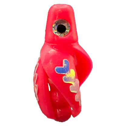 TailSpinMini-Scud Fluo Pink (Glow Moonjelly) Kokanee Lure