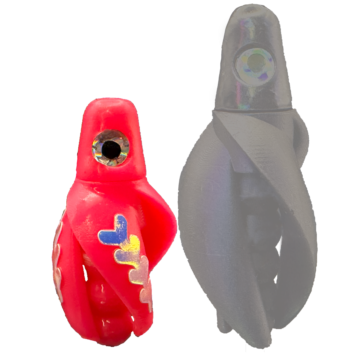 TailSpinMini-Scud Fluo Pink (Glow Moonjelly) Kokanee Lure