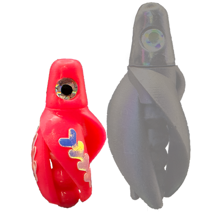 TailSpinMini-Scud Fluo Pink (Glow Moonjelly) Kokanee Lure