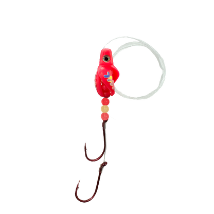 TailSpinMini-Scud Fluo Pink (Glow Moonjelly) Kokanee Lure