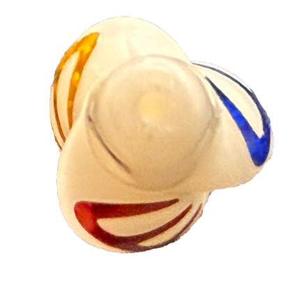 TailSpinMini-Scud Fluo White (Reflective Blue Red Gold) Kokanee Lure