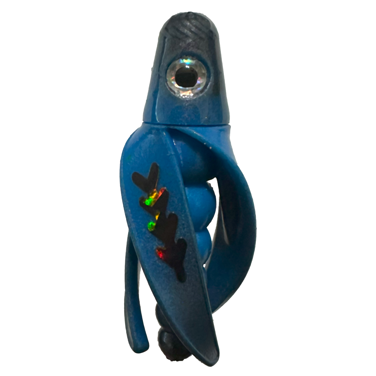 TailSpin Scud Fluo Blue Black (Fishbone Black)