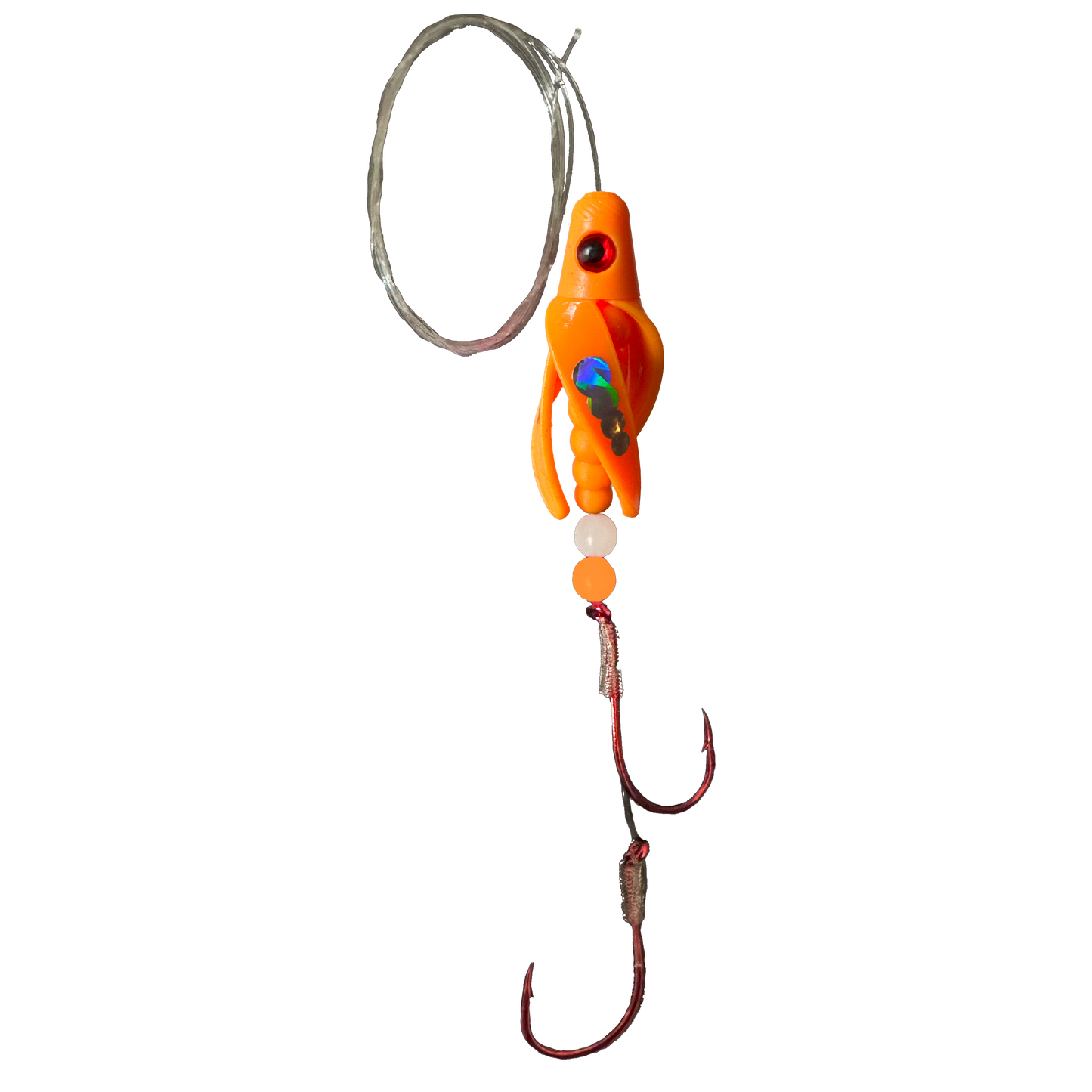 TailSpin Scud Fluo Mango (Circle Silver)