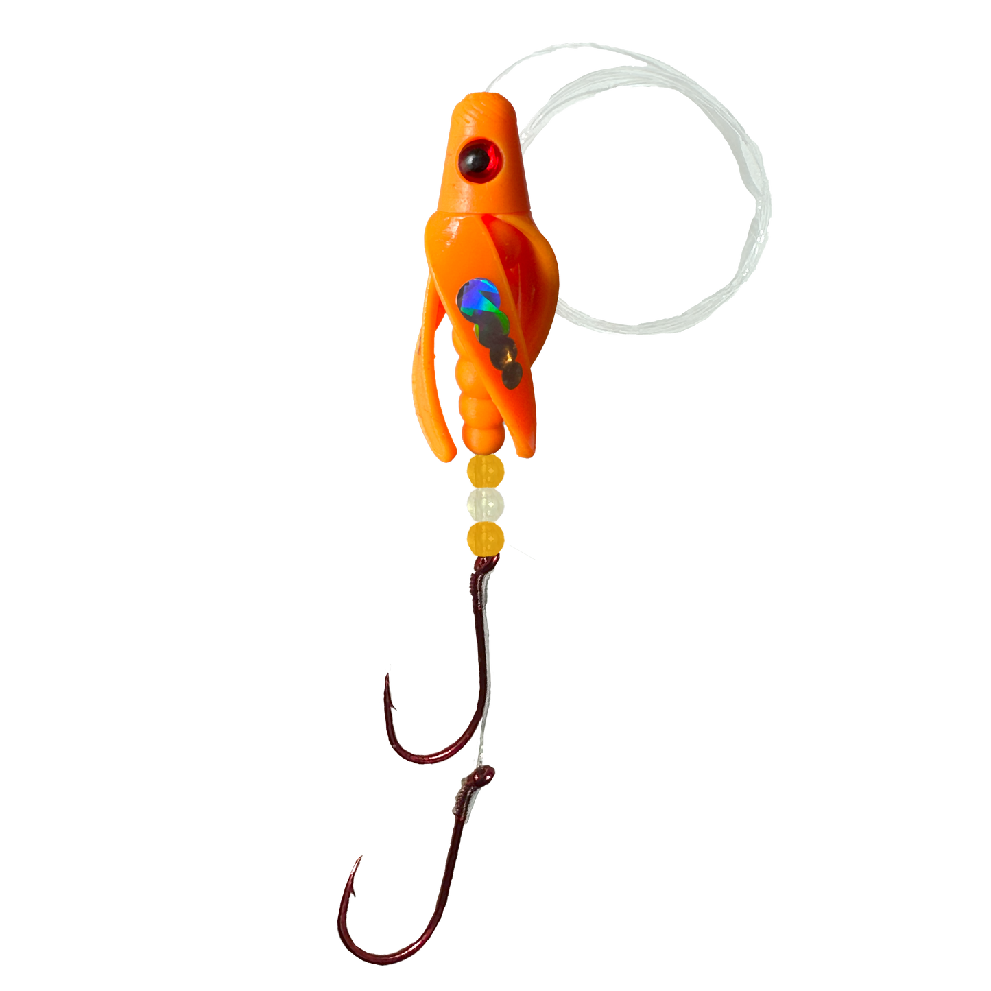 TailSpin Scud Fluo Mango (Circle Silver)