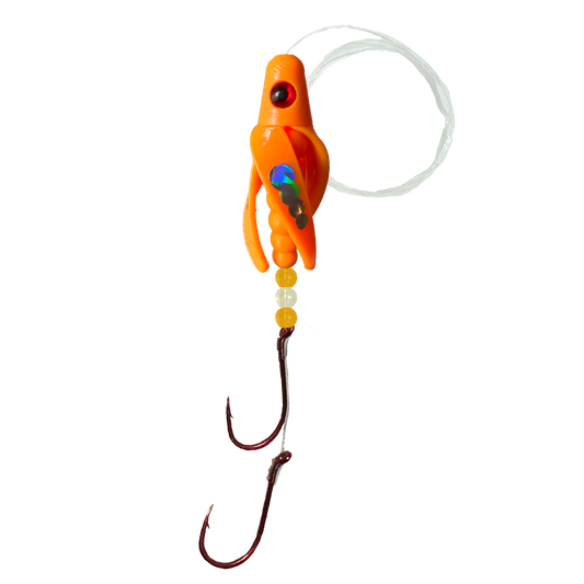 TailSpin Scud Rigged Fluo Mango (Circle Silver)
