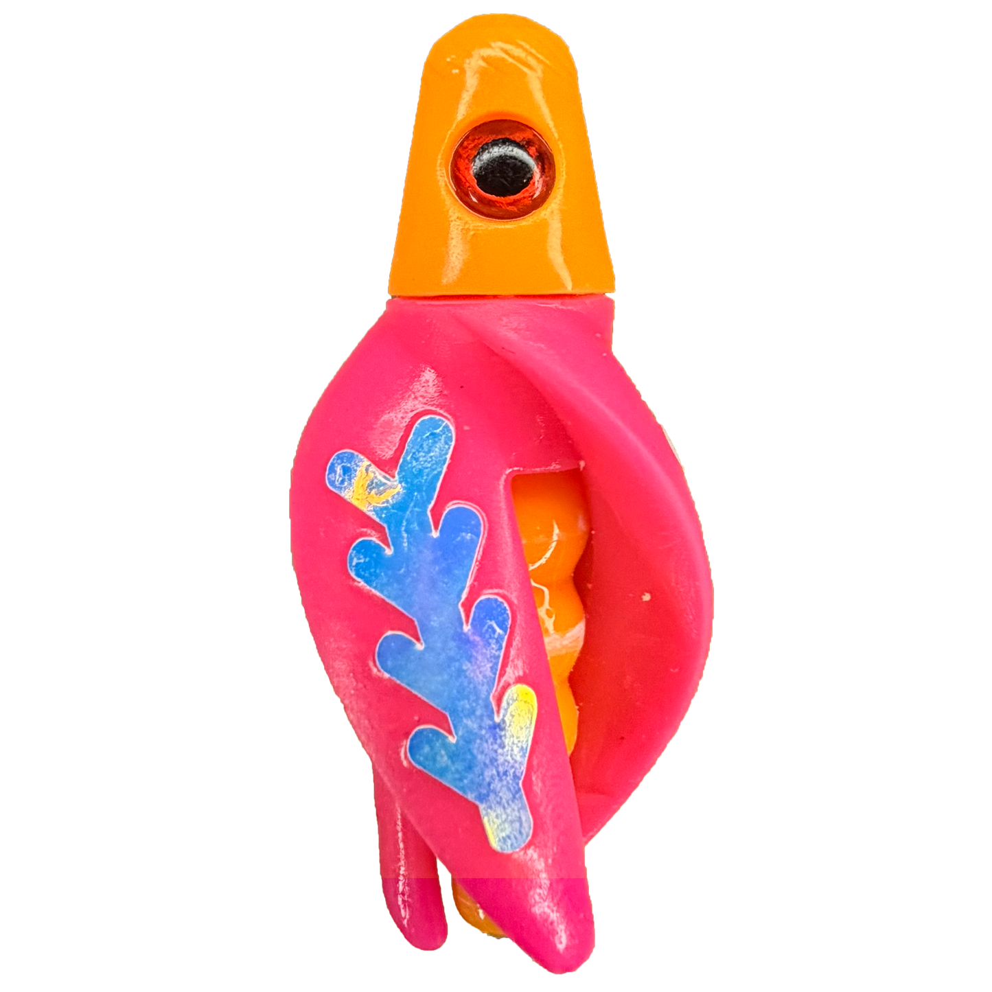 TailSpin Scud Fluo Mango Pink (Fishbone Moonjelly)