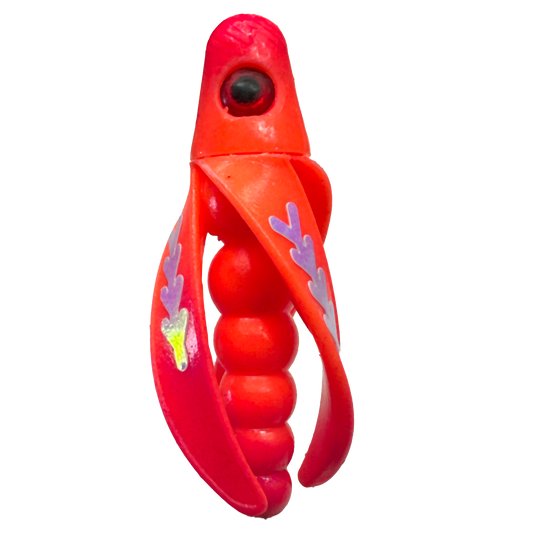 TailSpin Scud Fluo Orange Red (Fishbone Moonjelly)