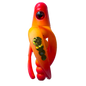TailSpin Scud Fluo Orange-Red (Circles Gold)