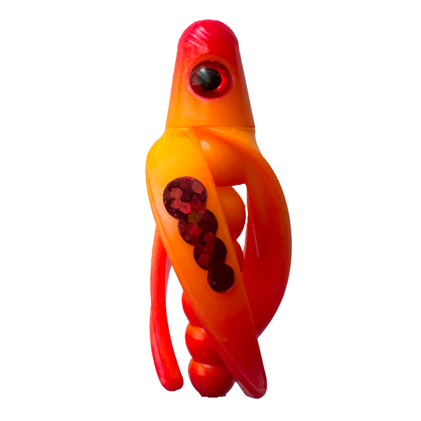 TailSpin Scud Fluo Orange-Red (Circles Red)
