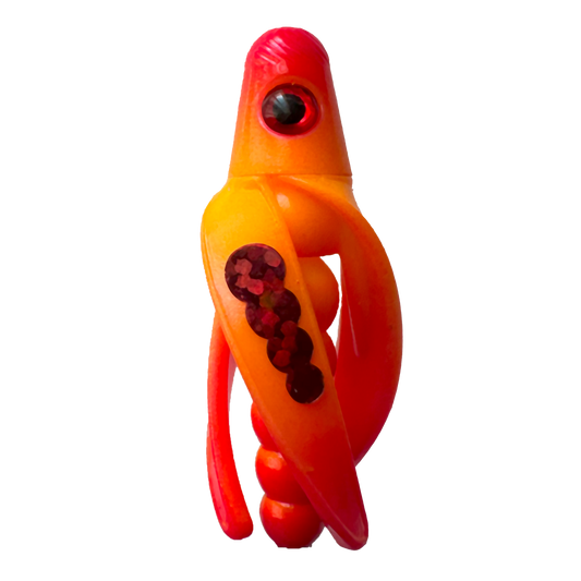 TailSpin Scud Fluo Orange-Red (Circles Red)