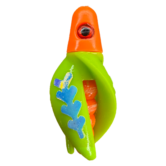 TailSpin Scud Fluo Orange Chartreuse (Glow Moonjelly)