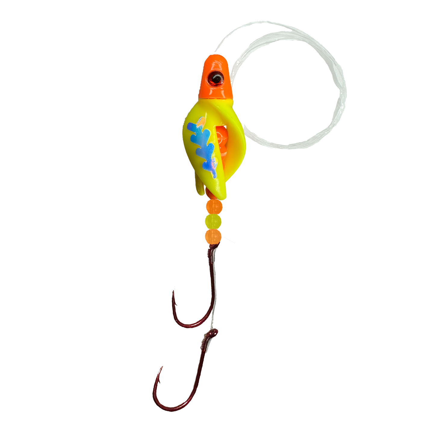TailSpin Scud Fluo Orange Yellow  (Fishbone Moonjelly)