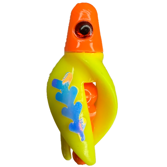 TailSpin Scud Fluo Orange Yellow  (Fishbone Moonjelly)