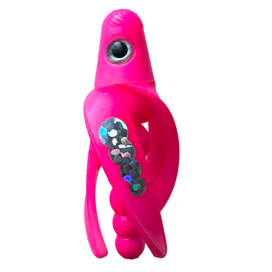 TailSpin Scud Fluo Pink (Circles Silver)