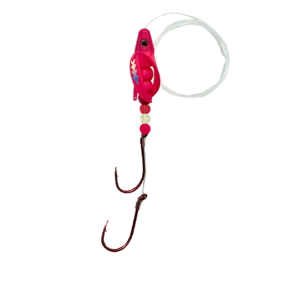 TailSpin Scud MINI fluo Pink (Fishbone Glow/Moonjelly)
