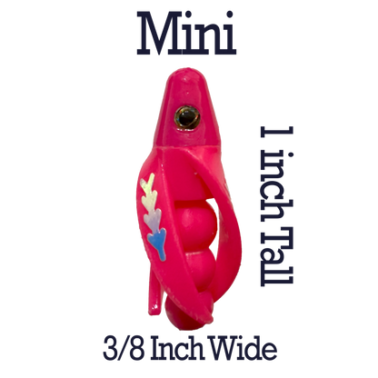 TailSpin Scud MINI fluo Pink (Fishbone Glow/Moonjelly)
