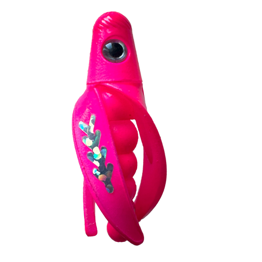 TailSpin Scud Fluo Pink-Rose (Fishbone Silver)