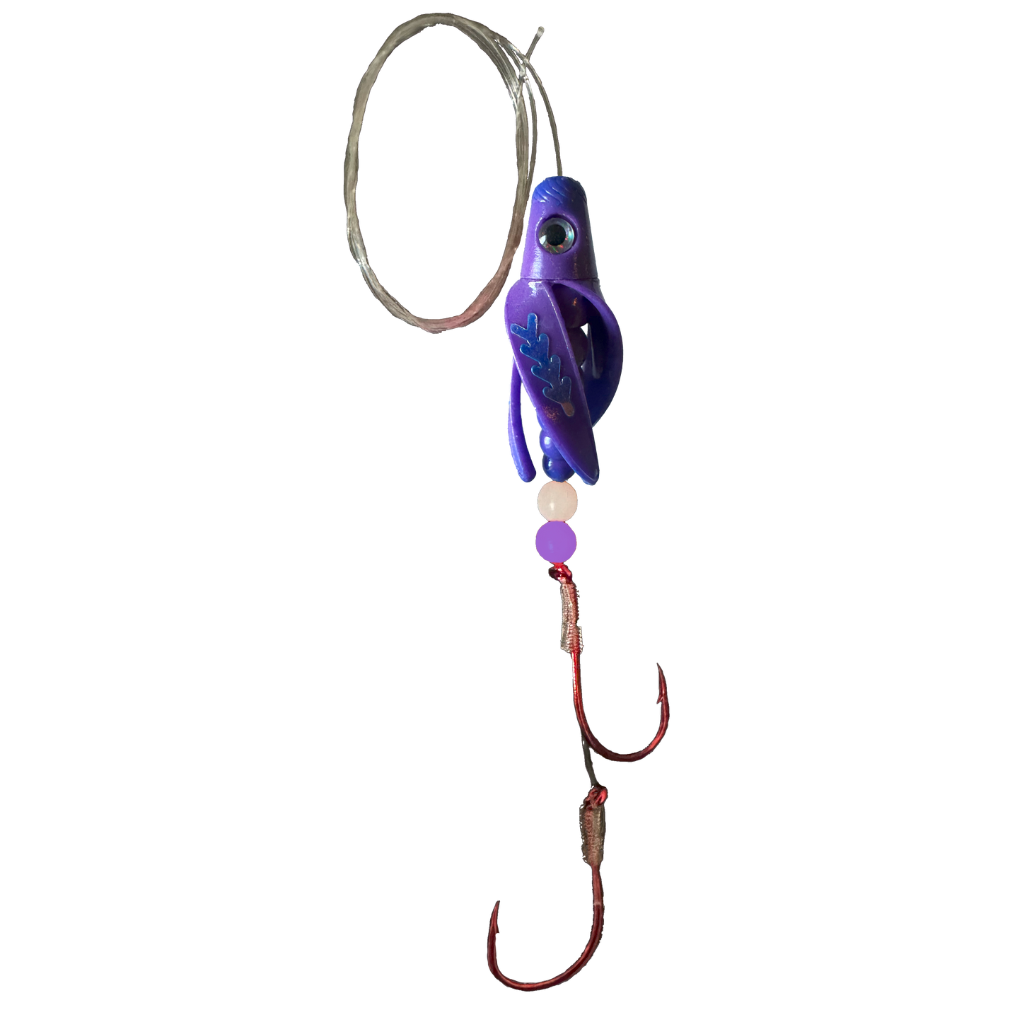 TailSpin Scud Fluo Purple Blue (FishBone Blue Purple)