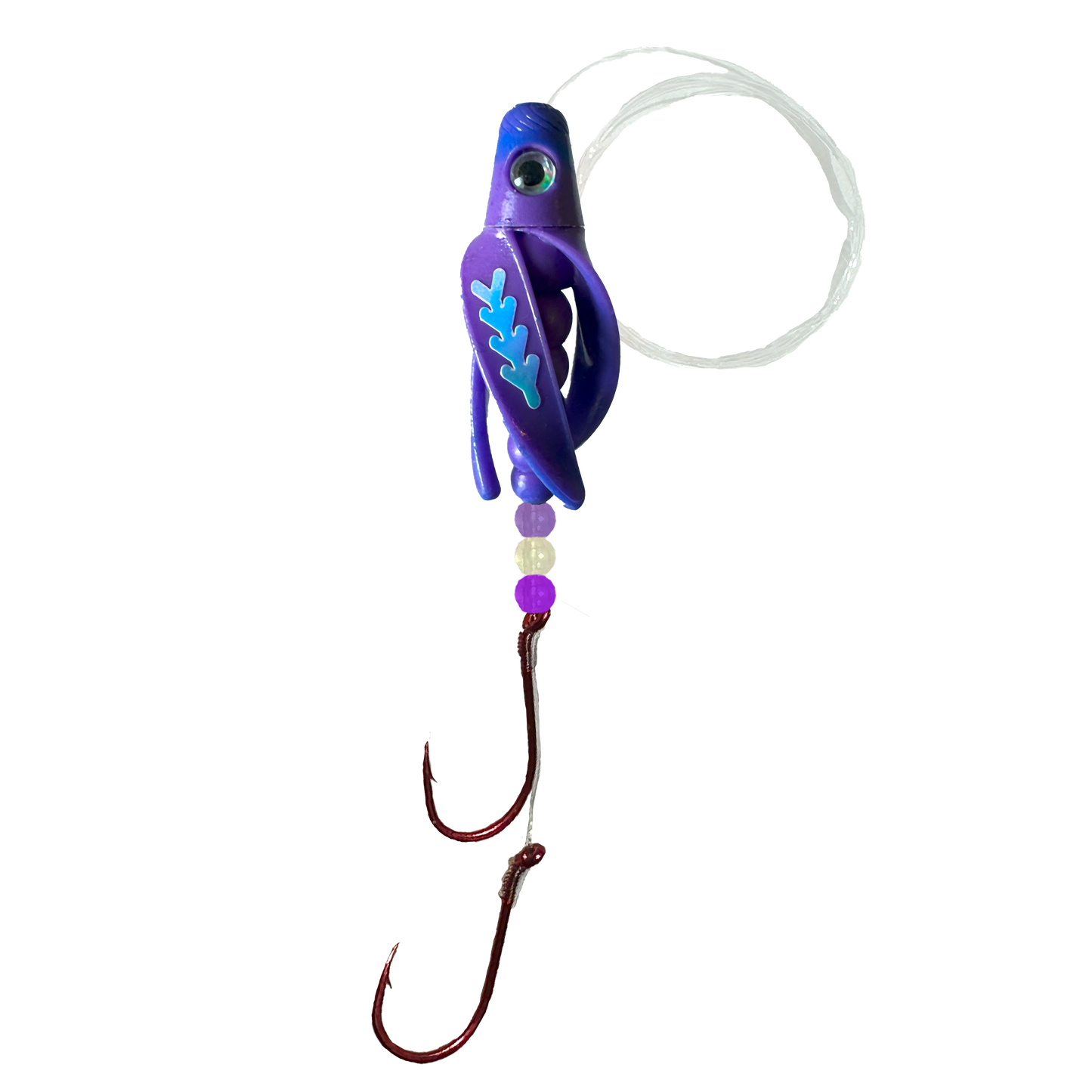 TailSpin Scud Fluo Purple Blue (FishBone MoonJelly)