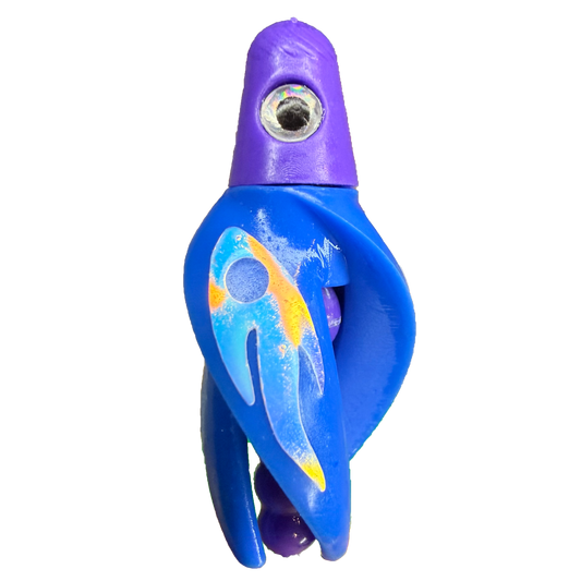 TailSpin Scud Fluo Blue Purple (Ghost Moonjelly)