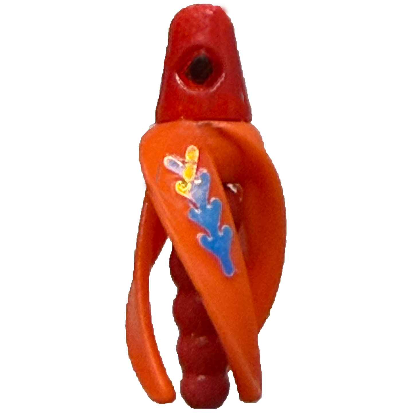 TailSpin Scud Fluo Red Orange (Fishbone Moonjelly)